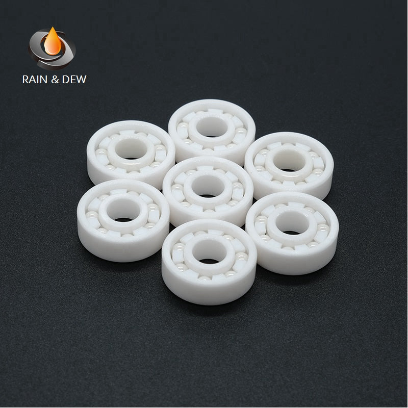 1/2Pcs 608 CE 8*22*7mm  Full Ceramic Bearing ABEC-9 Zirconia ZRO2 High Precision Spinning Bearing for Fishing Reel