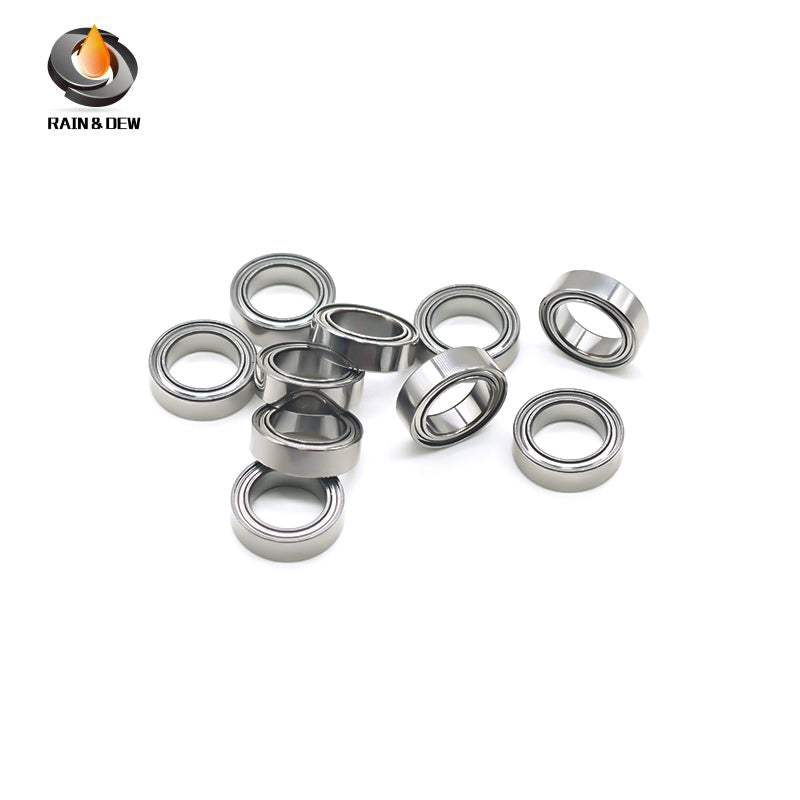 10Pcs MR128ZZ ABEC-9 Bearings, 8X12X3.5 mm High-Speed Nail Drill Handpiece Bearings - No Heat, Longer Life, More Stable & Smooth