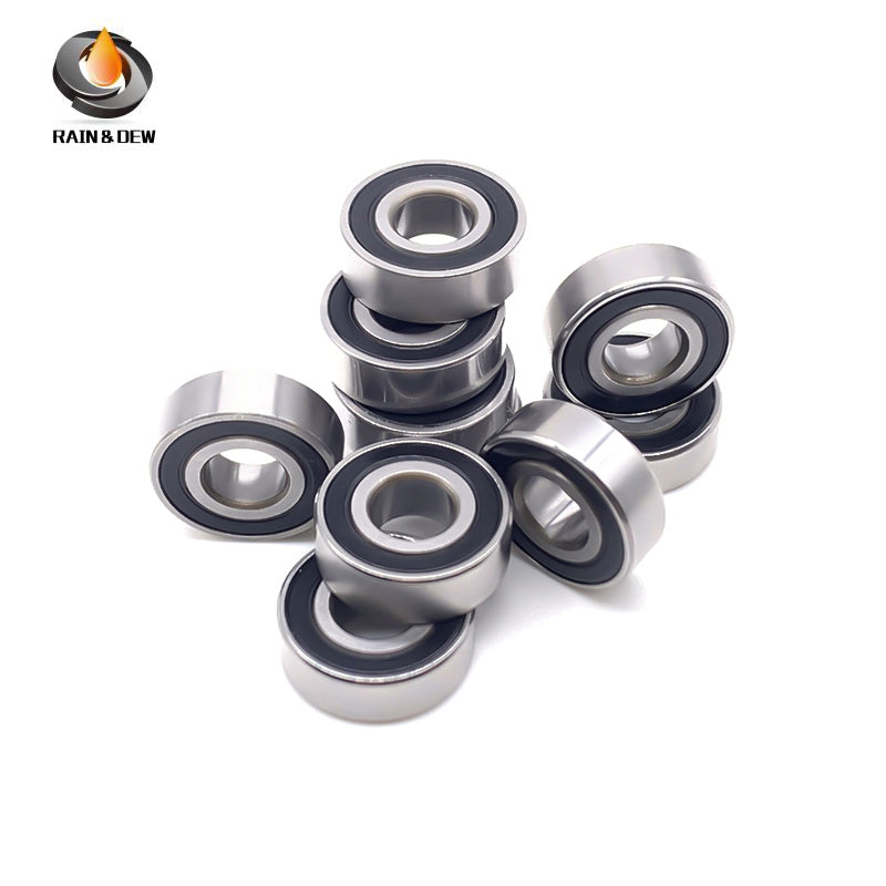 MR125RS Bearing ABEC-7 (10PCS) 5x12x4 mm Miniature MR125-2RS Ball Bearings Black Rubber Sealed