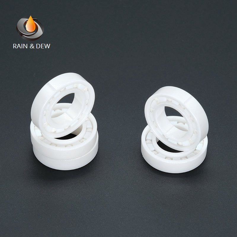 1/2Pcs 6903 CE  17*30*7mm Full Ceramic Bearing  ABEC-9 Zirconia Ceramic Deep Groove Ball Bearings for Fishing Reel
