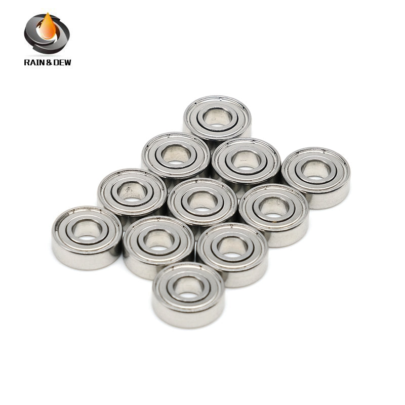 10PCS S697ZZ 7x17x5 mm Stainless Bearing ABEC-9 Stainless Steel Ball Bearings Shielded High Precision 440C