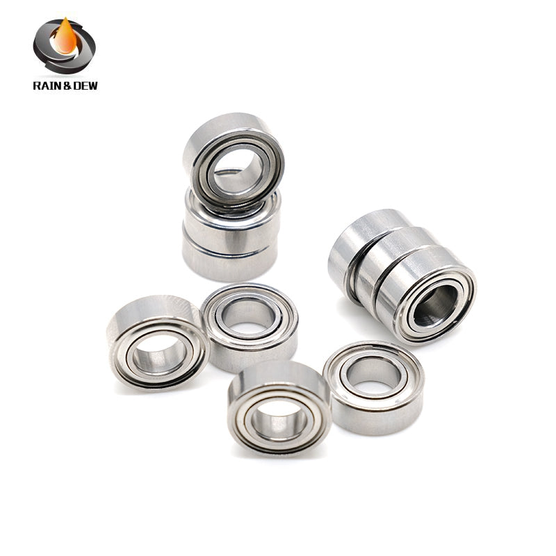 10PCS S687ZZ  7x14x5 mm  Stainless Bearing ABEC-9 Stainless Steel Ball Bearings Shielded High Precision 440C