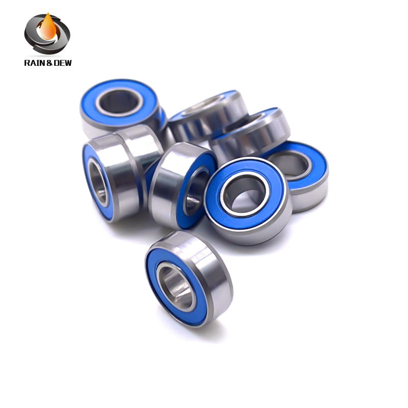 MR115RS-Blue Bearing ABEC-7 (10PCS) 5X11X4 mm Miniature MR115-2RS Ball Bearings Blue Rubber Sealed