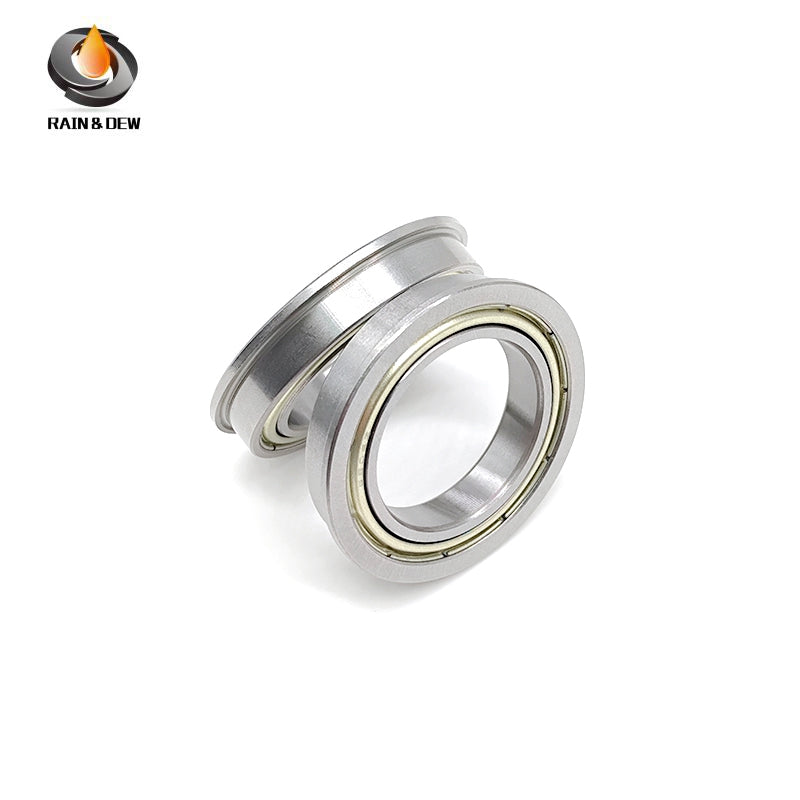 8PCS Precision F6805ZZ Flanged Bearing 25X37X7mm Double Shielded, Chrome Steel, for Easy Mounting & Positioning in CNC, 3D Printers & Small Mechanisms