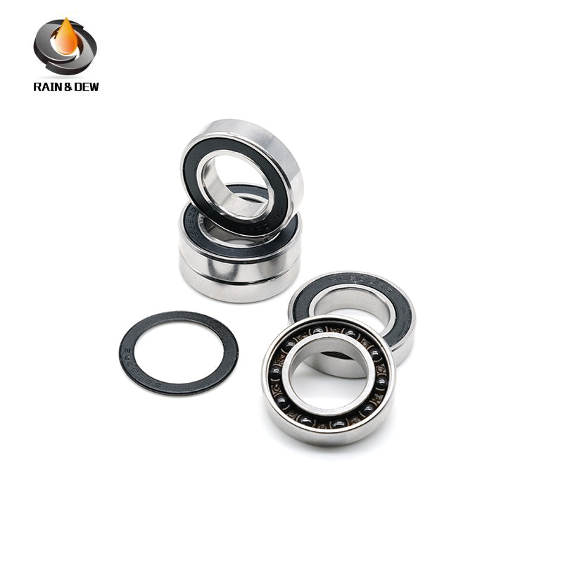 2PCS 6907RS CB  35x55x10mm  Hybrid Ceramic Si3N4 Ball Bearing Bicycle Bottom Brackets & Spares Rear wheel 6907 2RS Bearings