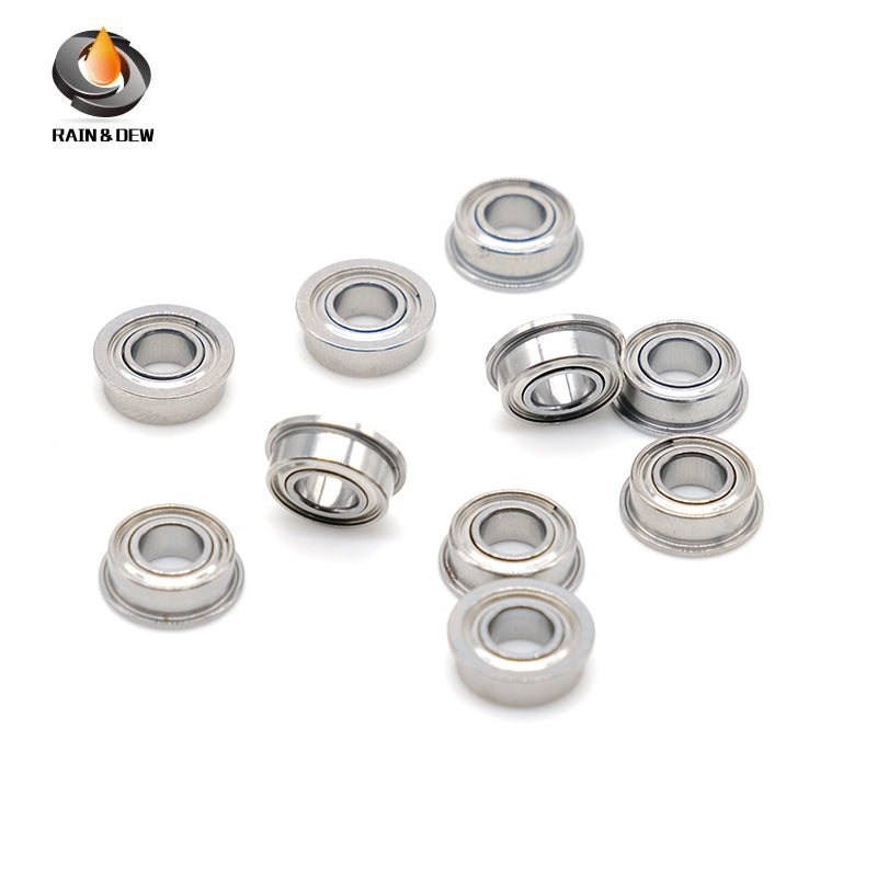 10PCS Miniature Flanged Bearing SF605ZZ, 5x14x5mm for Precision Machinery & Models