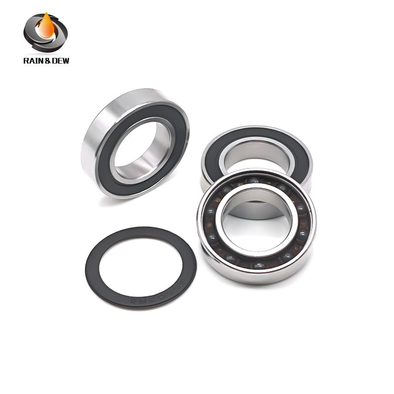 2PCS 6907RS CB  35x55x10mm  Hybrid Ceramic Si3N4 Ball Bearing Bicycle Bottom Brackets & Spares Rear wheel 6907 2RS Bearings