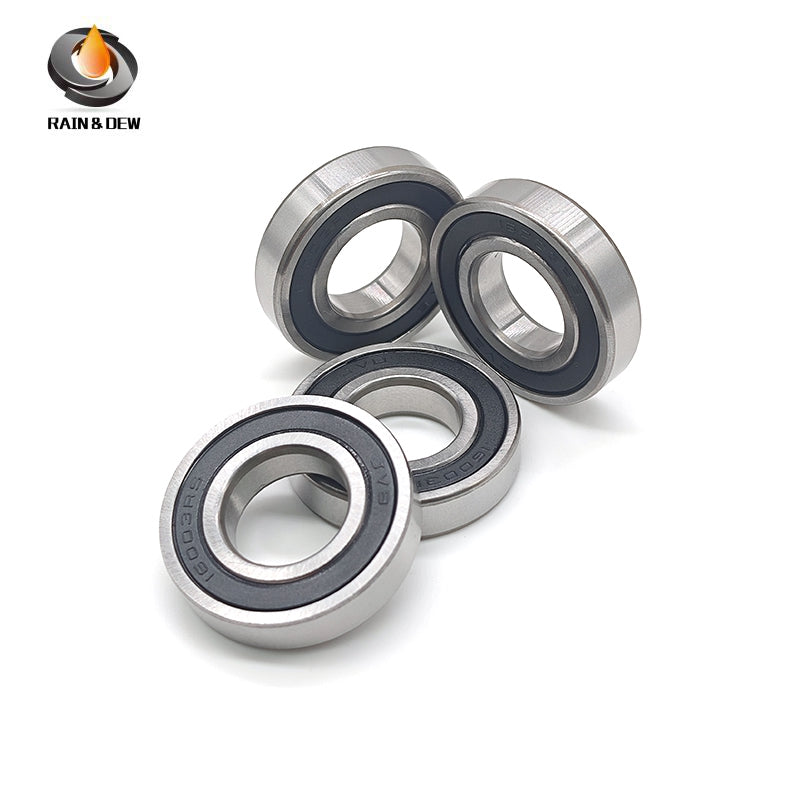 6PCS Deep Groove Ball Bearing 16003RS 17X35X8 mm Rubber Sealed Ball Bearing  ABEC-7