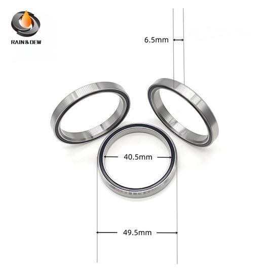 6PCS ACB495H6.5  40.5X49.5X6.5 mm Bicycle Headset Bearing 45/45 Degree Chrome Steel Tapered Upper Lower Tapered Parts Repair