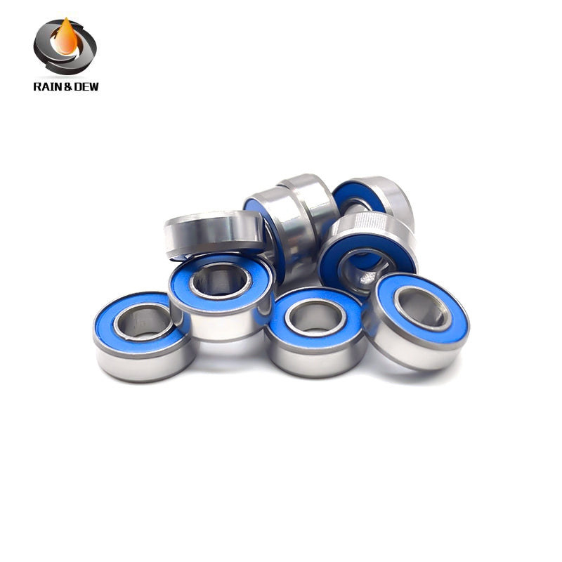 MR115RS-Blue Bearing ABEC-7 (10PCS) 5X11X4 mm Miniature MR115-2RS Ball Bearings Blue Rubber Sealed