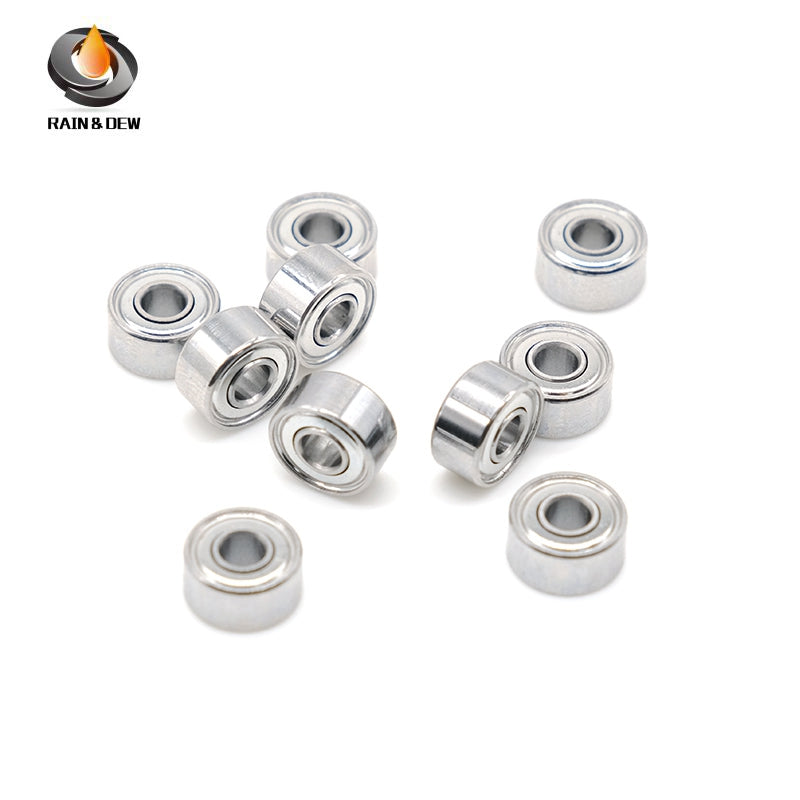 10PCS S693ZZCB 3x8x4mm ABEC-7 Ceramic Bearing Stainless Steel Hybrid Ceramic Bearing Without Grease Fast Turning