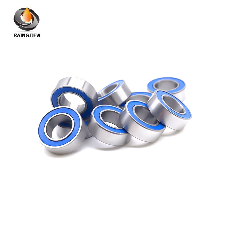 MR95RS-Blue Bearing ABEC-7 (10PCS) 5x8x3 mm Miniature MR95-2RS Ball Bearings Blue Rubber Sealed