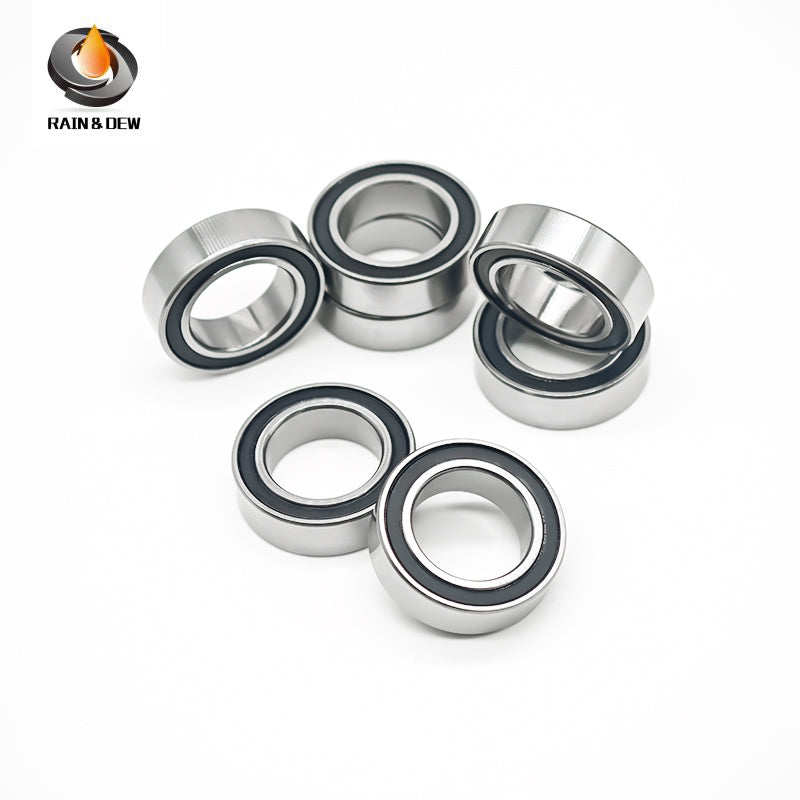 10PCS 63802RS Bearing 15x24x7 mm  Bicycle Suspension Pivot Repair Parts Ball Bearings