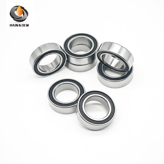 10PCS 63802RS Bearing 15x24x7 mm  Bicycle Suspension Pivot Repair Parts Ball Bearings