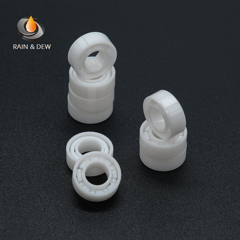 1/2Pcs  R188 CE  6.35*12.7*4.763mm Full Ceramic Bearing  ABEC-9 Zirconia Ceramic Deep Groove Ball Bearings for Fishing Reel