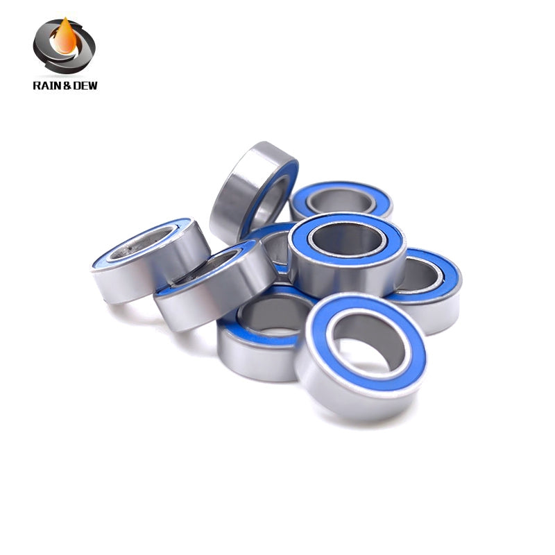 MR95RS-Blue Bearing ABEC-7 (10PCS) 5x8x3 mm Miniature MR95-2RS Ball Bearings Blue Rubber Sealed