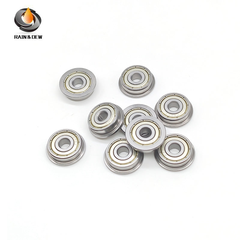 6PCS F629ZZ  9X26X8mm  Miniature Flange Bearings  ABEC-7 Double Metal Shielded,Chrome Steel for 3D Printers & Small Mechanisms