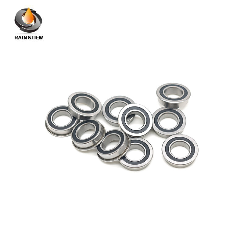 10Pcs MF148 RS Bearing 8X14X4 mm ABEC-7 Voron 3D Flanged Bearing  Ball Bearings MF148RS 3D Print Bearings