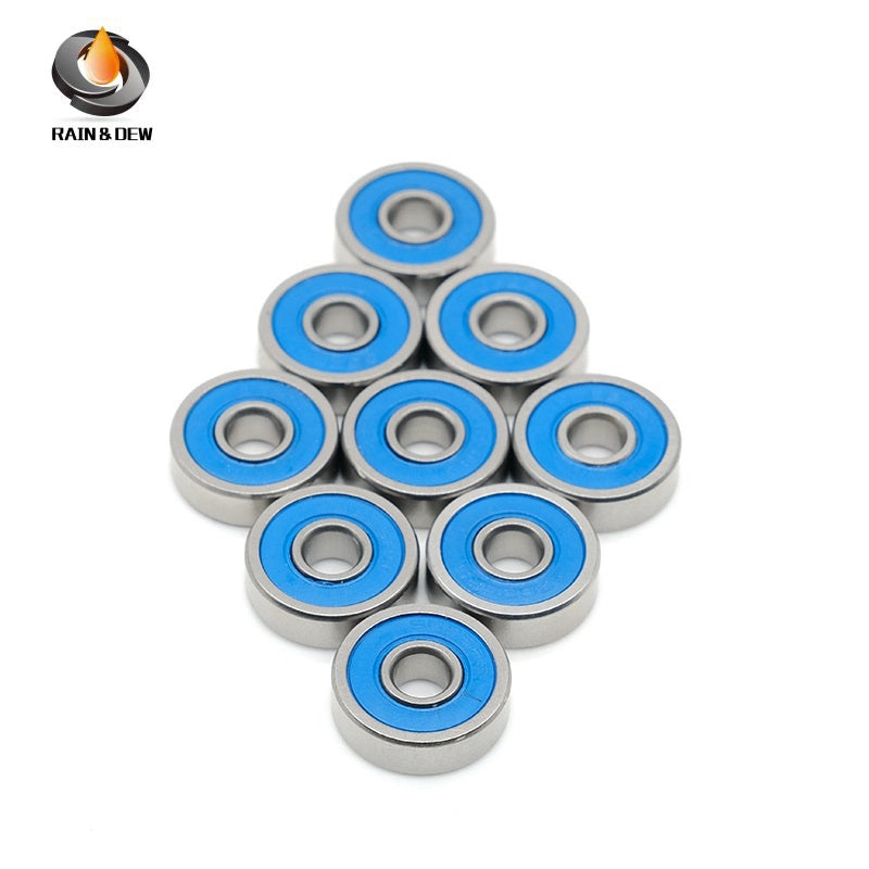 MR63RS-Blue Bearing ABEC-7 (10PCS) 3X6X2.5 mm Miniature MR63-2RS Ball Bearings Blue Rubber Sealed