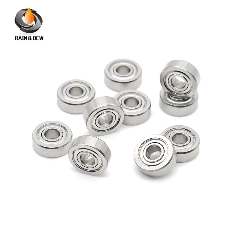 10PCS S604ZZ  4X12X4mm Bearing  ABEC-9 440C Stainless Steel Ball Bearing Small Bearing