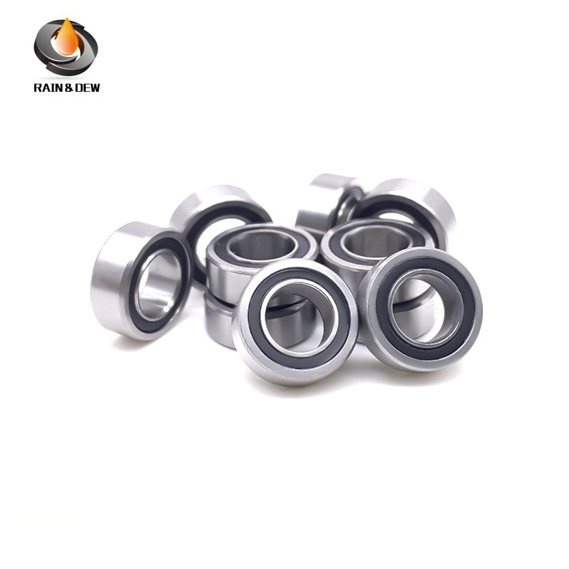 MR116RS Bearing ABEC-7 (10PCS) 6x11x4 mm Miniature MR116-2RS Ball Bearings Black Rubber Sealed
