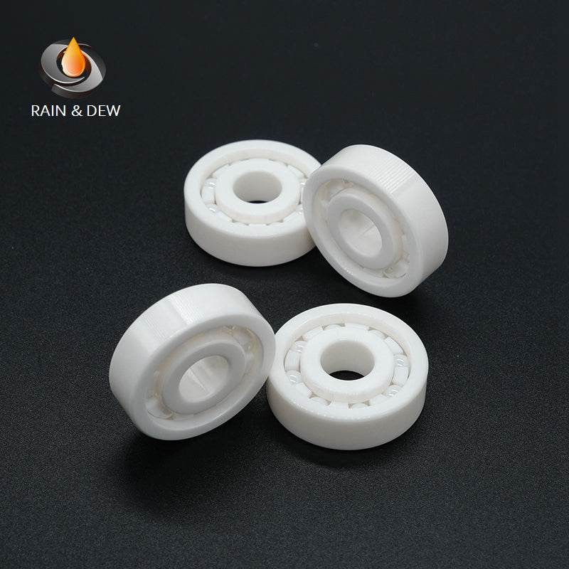 1/2Pcs  6202 CE  15X35X11mm Full Ceramic Bearing  ABEC-9 Zirconia Ceramic Deep Groove Ball Bearings for Fishing Reel