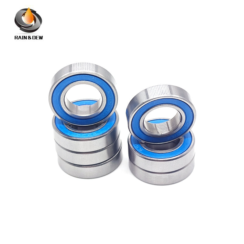 10PCS 6902 2RS-Blue Bearing 15*28*7 mm  ABEC-7  Metric Thin Section 61902RS 6902 RS Ball Bearings 6902RS